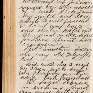 a page of handwritten text