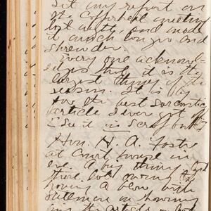 a page of handwritten text