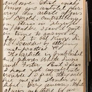 a page of handwritten text