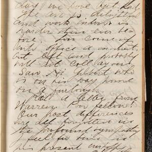 a page of handwritten text
