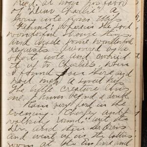 a page of handwritten text