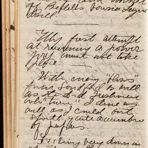 a page of handwritten text