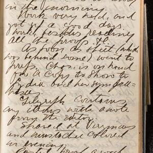 a page of handwritten text