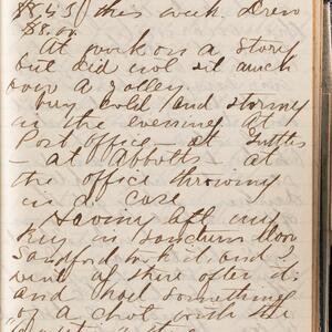 a page of handwritten text