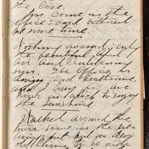 a page of handwritten text