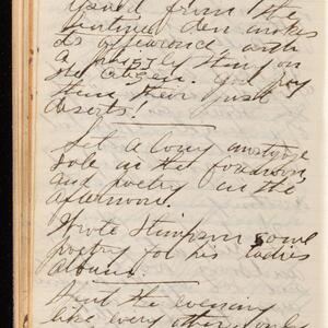 a page of handwritten text