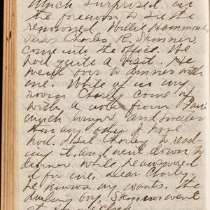 a page of handwritten text