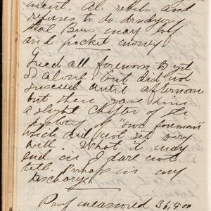 a page of handwritten text