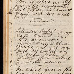 a page of handwritten text
