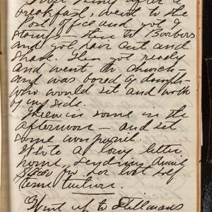 a page of handwritten text