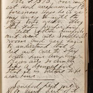 a page of handwritten text