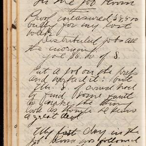 a page of handwritten text