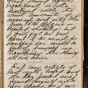 a page of handwritten text