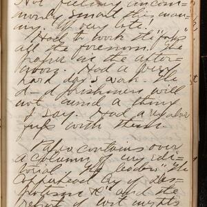 a page of handwritten text