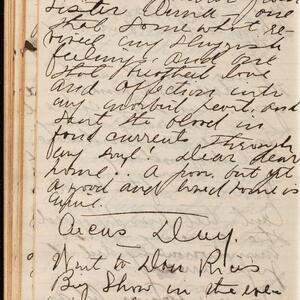 a page of handwritten text