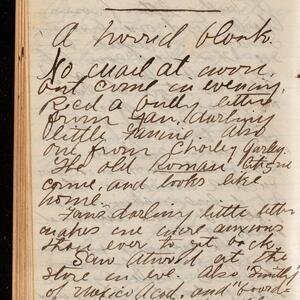 a page of handwritten text