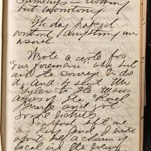 a page of handwritten text