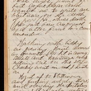 a page of handwritten text