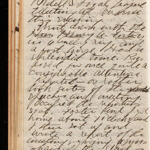 a page of handwritten text