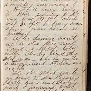 a page of handwritten text