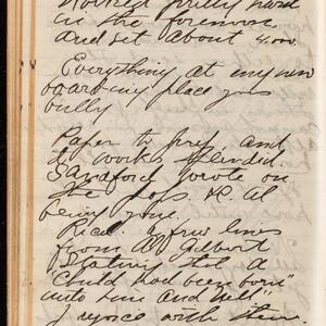 a page of handwritten text