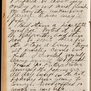 a page of handwritten text