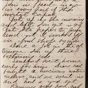 a page of handwritten text