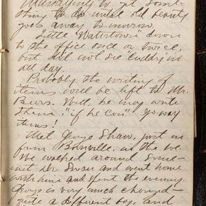 a page of handwritten text