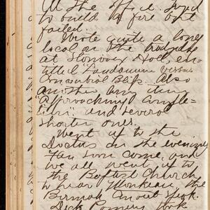 a page of handwritten text