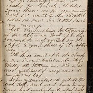 a page of handwritten text
