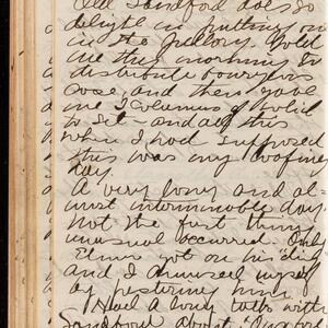 a page of handwritten text