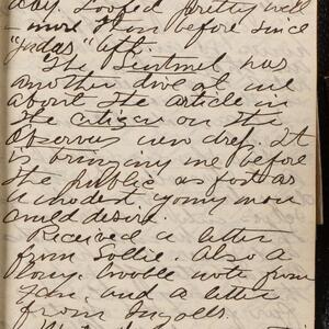 a page of handwritten text