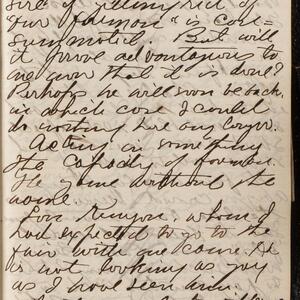 a page of handwritten text