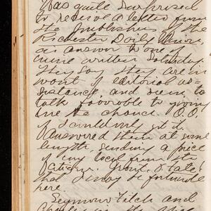 a page of handwritten text