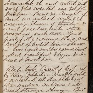 a page of handwritten text