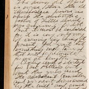 a page of handwritten text