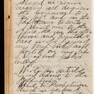 a page of handwritten text