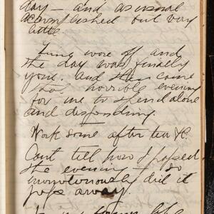 a page of handwritten text