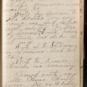 a page of handwritten text