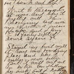 a page of handwritten text