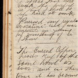 a page of handwritten text