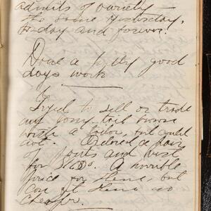 a page of handwritten text