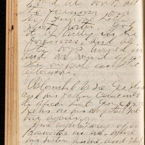 a page of handwritten text