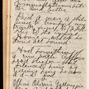 a page of handwritten text