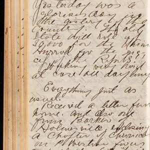 a page of handwritten text