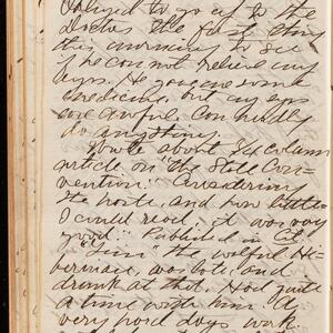a page of handwritten text