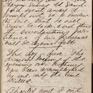 a page of handwritten text