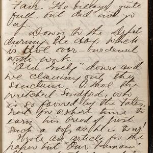 a page of handwritten text