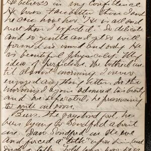 a page of handwritten text
