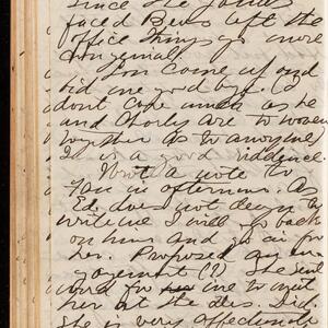 a page of handwritten text